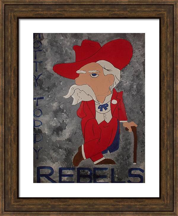Col Reb Gray Background 2 by Lisa Collinsworth
