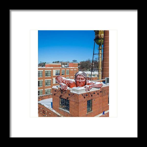 Rva Framed Print featuring the photograph Cold Shoulder(s) - #rva 
sculpture By by Creative Dog Media 