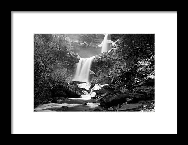 Waterfall Framed Print featuring the photograph Cold Spring Morning at Kaaterskill Falls II by Jeff Severson