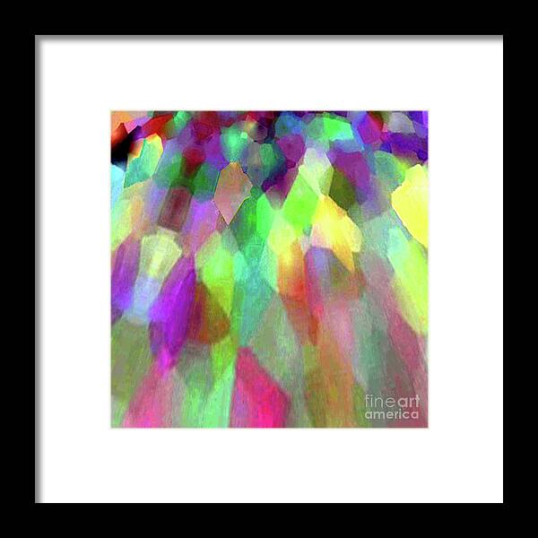 Background Framed Print featuring the photograph Color Abstract by Wernher Krutein