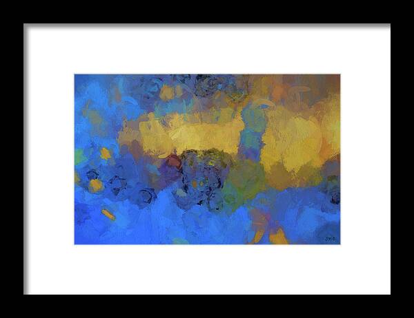 Abstract Framed Print featuring the digital art Color Abstraction LVIII by David Gordon
