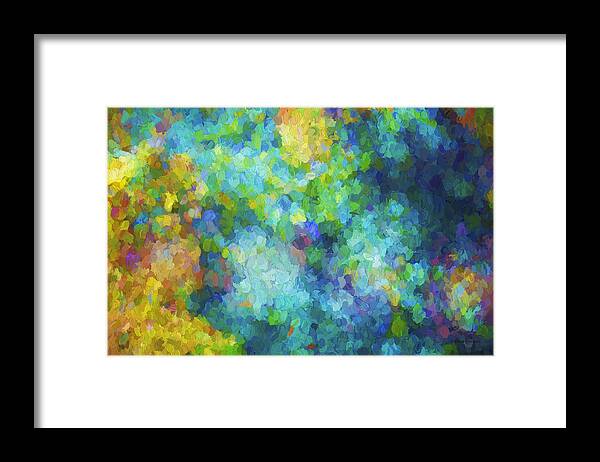 Abstract Framed Print featuring the digital art Color Abstraction XLIV by David Gordon