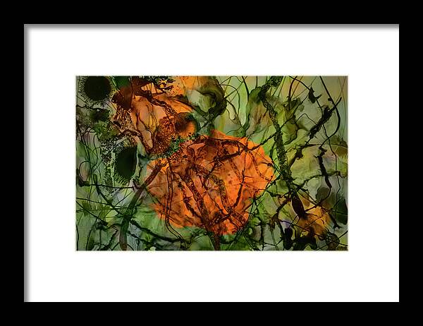 Texture Framed Print featuring the digital art Color Abstraction XX by David Gordon