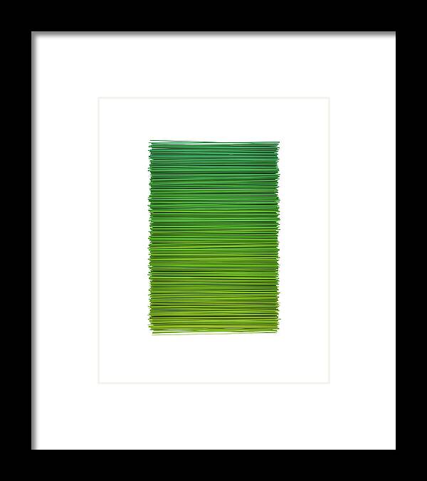 Abstract Framed Print featuring the digital art Color and Lines 2 by Scott Norris