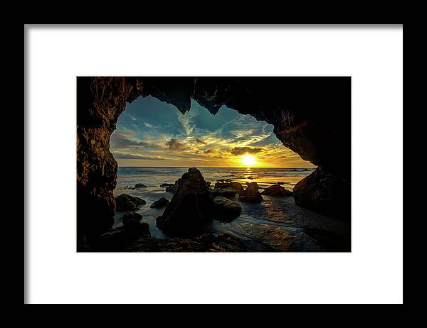 Los Angeles Framed Print featuring the photograph Color on the Rocks by Raf Winterpacht