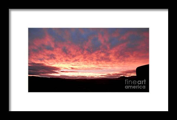 Sunset Framed Print featuring the photograph Color rush by Barbara Leigh Art