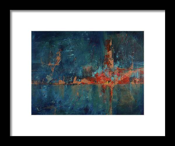 Acrylic Framed Print featuring the painting Color Theory by Lee Beuther