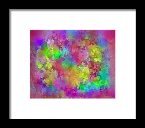 Color Wheel Panting Framed Print featuring the digital art Color Wheel by Don Wright