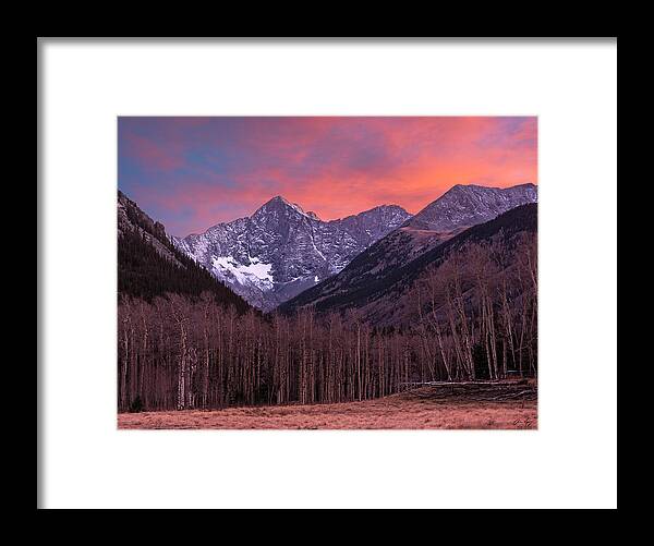 Blanca Framed Print featuring the photograph Colorado 14ers Blanca and Ellingwood by Aaron Spong