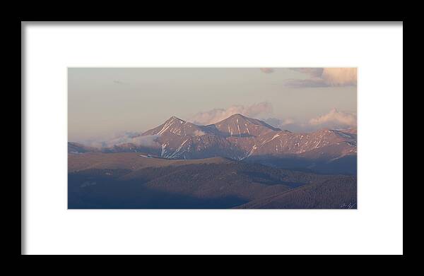14ers Framed Print featuring the photograph Colorado 14ers Grays and Torreys Peaks by Aaron Spong