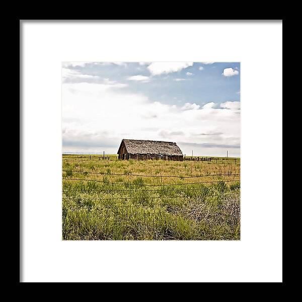 Backroads Framed Print featuring the photograph Colorado Barn #denver #colorado #barn by Scott Pellegrin