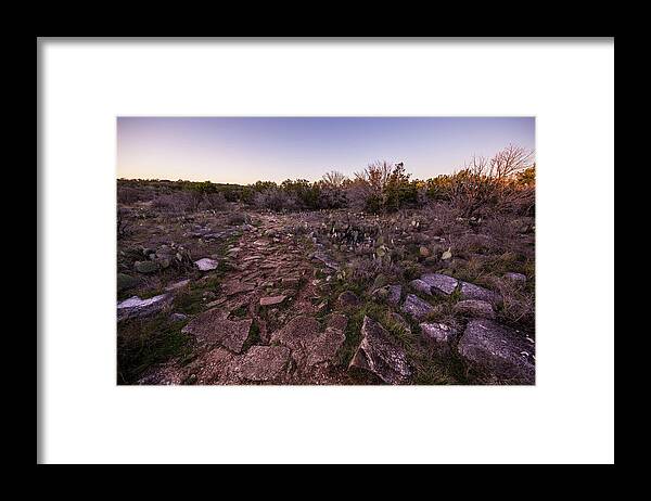 Colorado Framed Print featuring the photograph Colorado Bend State Park Gorman Falls Trail #1 by Micah Goff