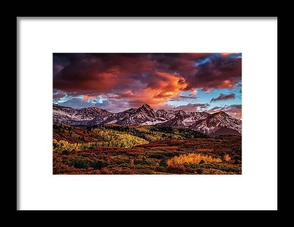 Colorado Color Framed Print by Andrew Soundarajan