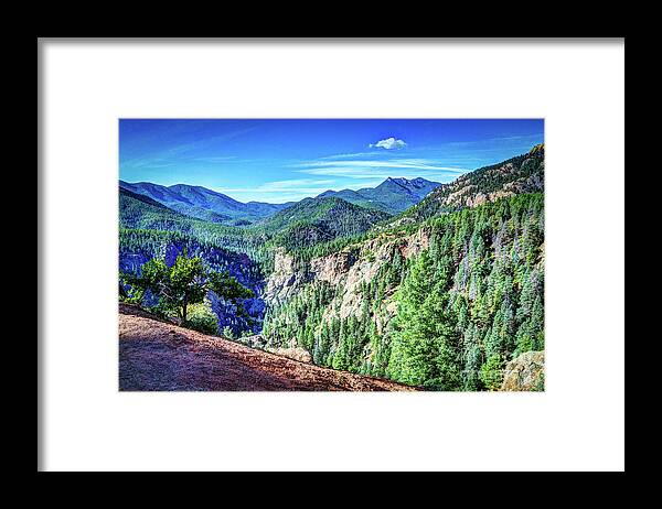 Nature Framed Print featuring the photograph Colorado Haven by Deborah Klubertanz