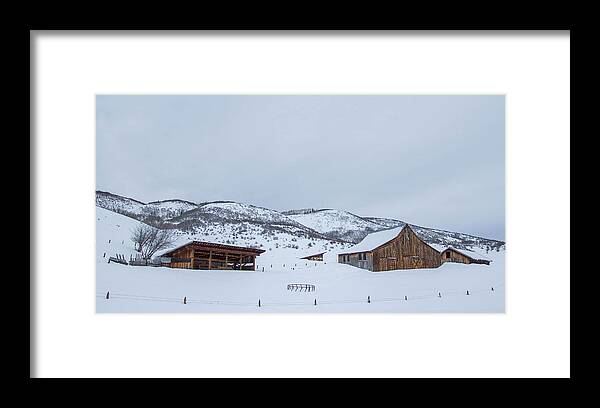 Mountain Framed Print featuring the photograph Colorado Ranch by Sean Allen