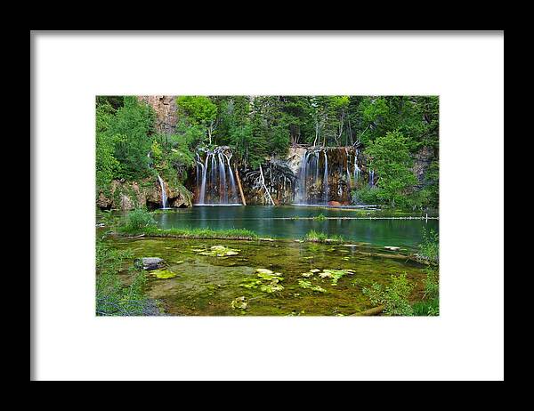 Hanging Lake Framed Print featuring the photograph Colorado Tropics by Matt Helm