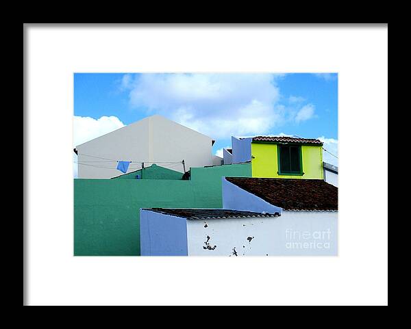 Azores Framed Print featuring the photograph Colorful Azores by Randall Weidner