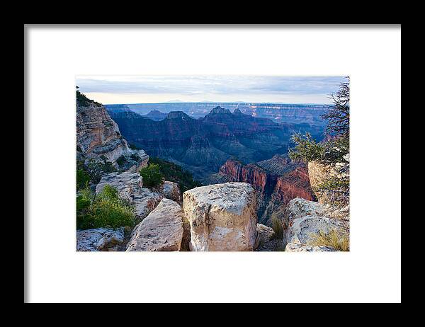 Photograph Framed Print featuring the photograph Colorful Canyon by Richard Gehlbach