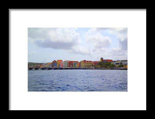 Ocean Framed Print featuring the photograph Colorful Curacao by Lois Lepisto