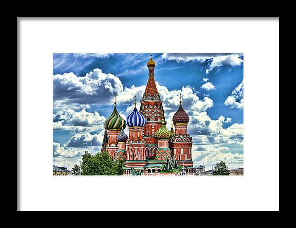 Museum Framed Print featuring the photograph Colorful domes by Pravine Chester