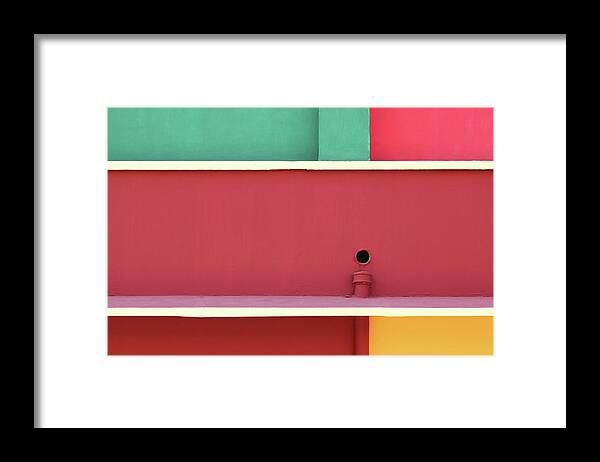 Minimal Framed Print featuring the photograph Colorful Rectangles by Prakash Ghai