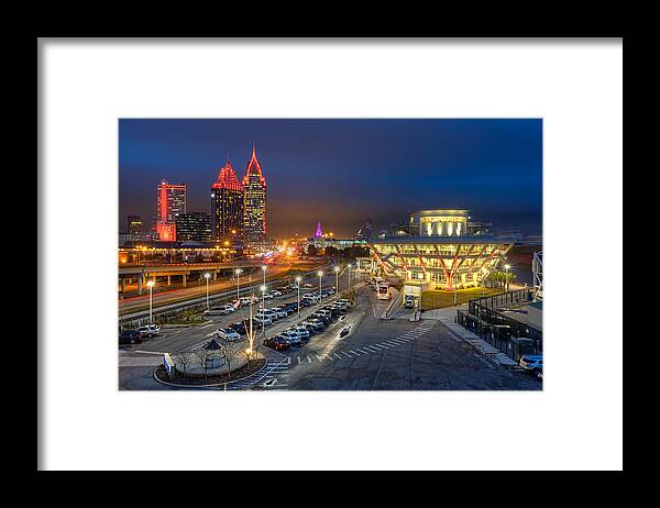Dusk Framed Print featuring the photograph Colors at Dusk by Brad Boland