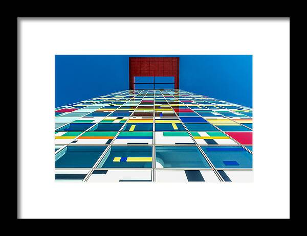 Perspective Framed Print featuring the photograph Colors by Jan Rauwerdink