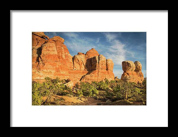 Canyonlands National Park Framed Print featuring the photograph Colors of Chesler Park by Kunal Mehra