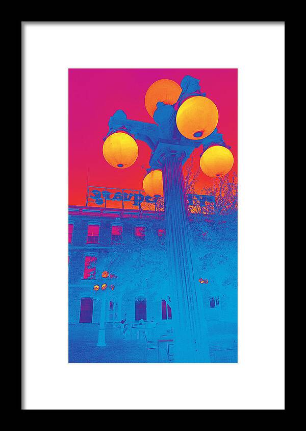 Ybor City Framed Print featuring the digital art Colors of Ybor City by Stephanie Agliano