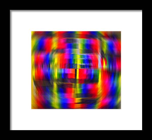 Primary Colors Framed Print featuring the photograph Colorwheel by Elizabeth Hoskinson