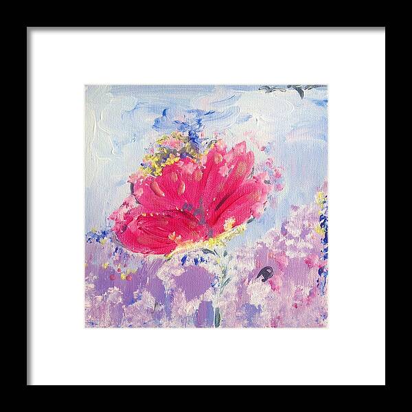 Sweet Framed Print featuring the painting Colour me sweetly by Judith Desrosiers