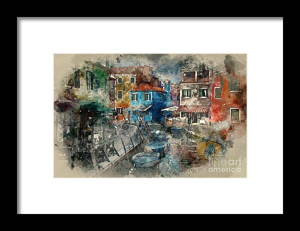 2017 Framed Print featuring the photograph Colourful Burano by Jack Torcello