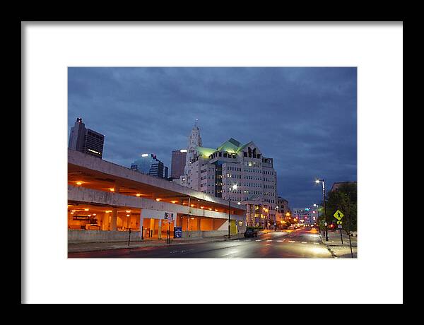 Columbus Framed Print featuring the photograph Columbus Night 50145 by Brian Gryphon
