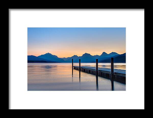 Glacier National Park Framed Print featuring the photograph Come Away With Me by Adam Mateo Fierro