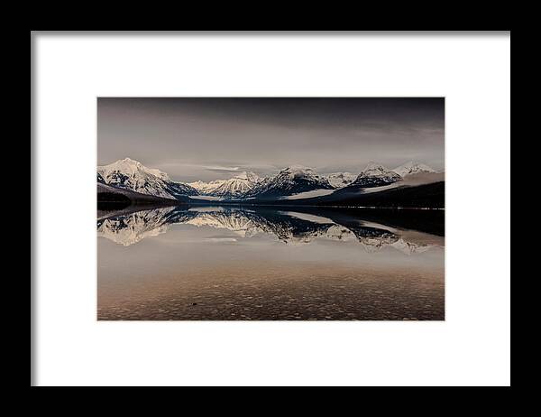 Lake Mcdonald Framed Print featuring the photograph Lake McDonald Glacier National Park by Greg Wyatt