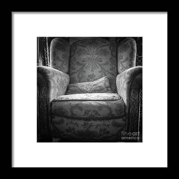 Interior Framed Print featuring the photograph Comfy Chair by the Window by Edward Fielding
