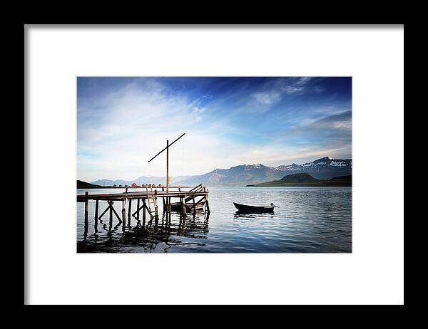 Iceland Framed Print featuring the photograph Coming Of The Light by Philippe Sainte-Laudy