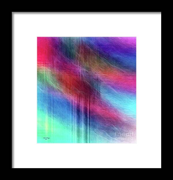 Art Framed Print featuring the digital art Coming Together by DB Hayes