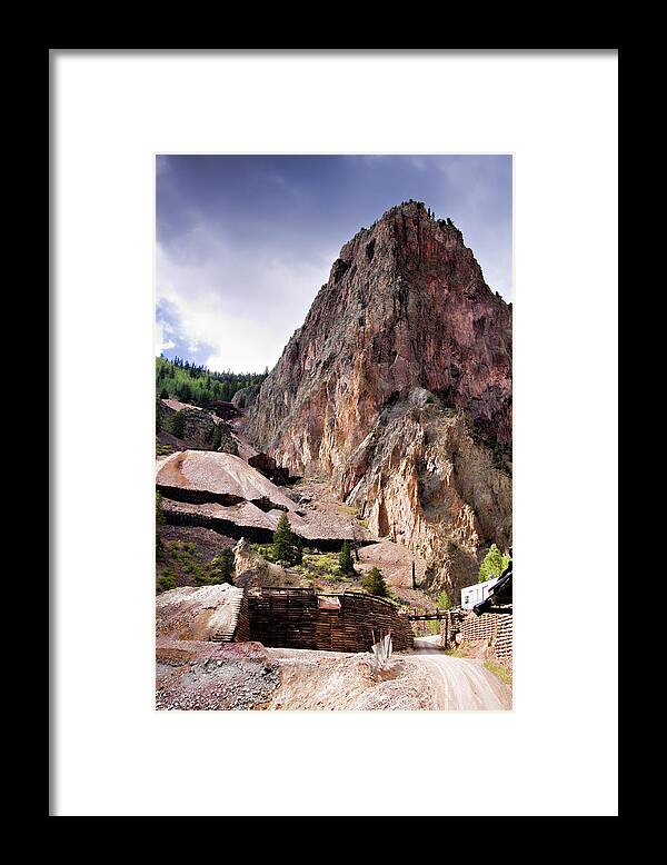 Colorado Framed Print featuring the photograph Commodore Mine by Lana Trussell