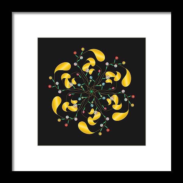 Mandala Framed Print featuring the digital art Complexical No 2210 by Alan Bennington