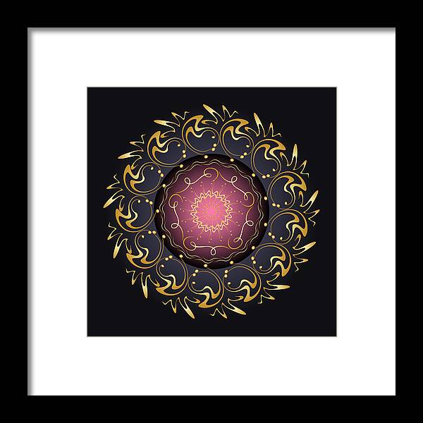 Mandala Framed Print featuring the digital art Complexical No 2227 by Alan Bennington