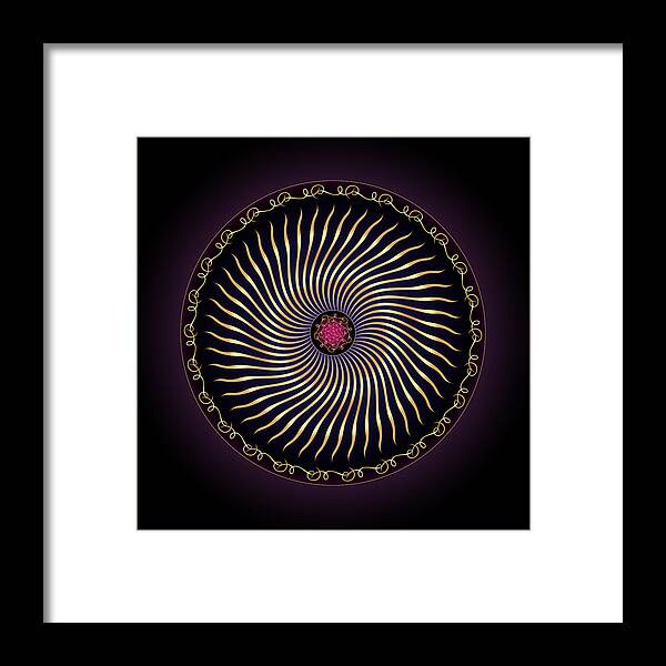 Mandala Framed Print featuring the digital art Complexical No 2250 by Alan Bennington