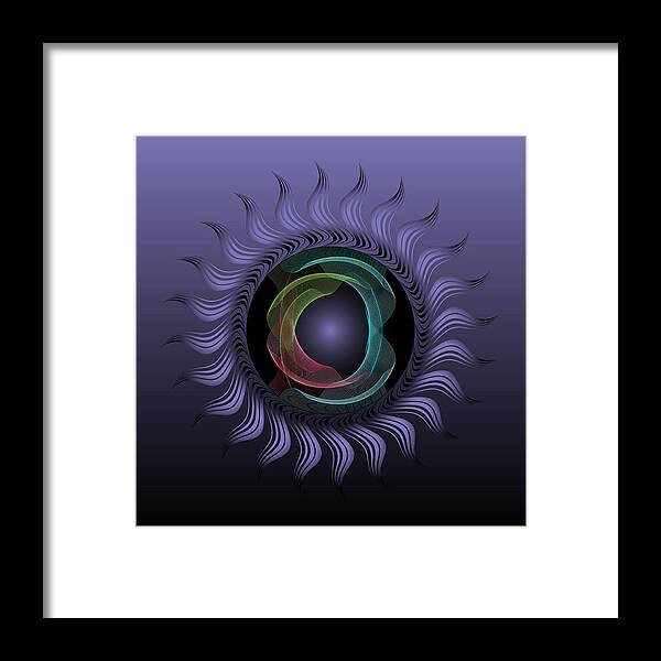 Mandala Framed Print featuring the digital art Complexical No 2319 by Alan Bennington