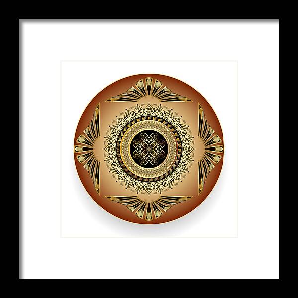 Mandala Framed Print featuring the digital art Complexical No 2322 by Alan Bennington