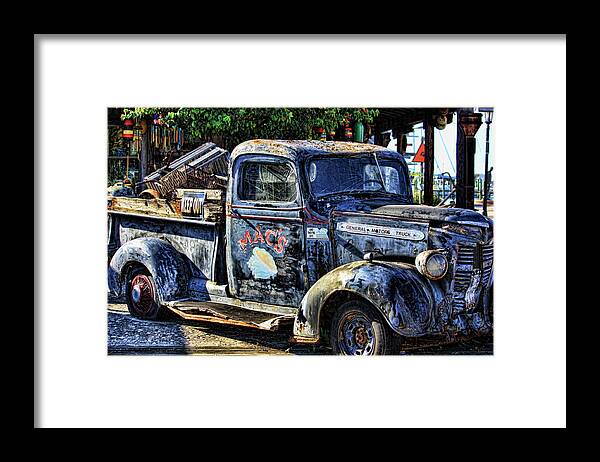 Key West Framed Print featuring the photograph Conch Truck by Joetta West