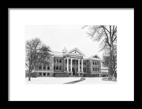 Concordia College Framed Print featuring the photograph Concordia College Old Main by University Icons