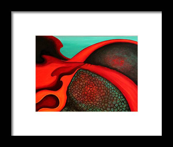 Confluence Framed Print featuring the painting Confluence by Bonnie Kelso