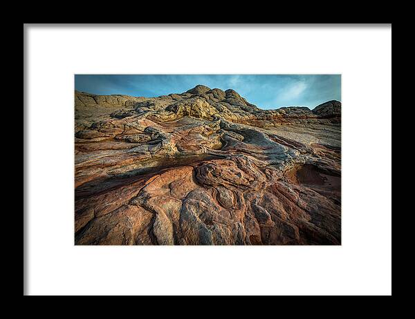 Sandstone Framed Print featuring the photograph Confused by Chuck Jason