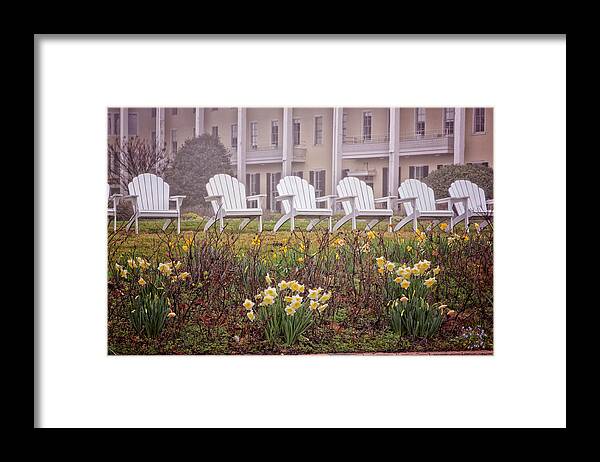 Congress Hall Cape May New Jersey Framed Print featuring the photograph Congress Hall Spring by Tom Singleton