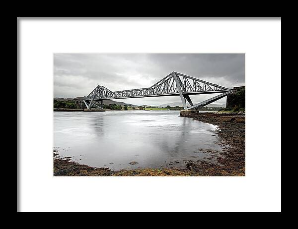 Bridge Framed Print featuring the photograph Connel bridge by Grant Glendinning